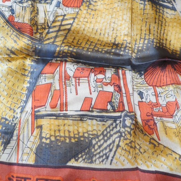 Chinese 100% silk scarf - Picture 6 of 13